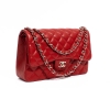 Túi Chanel Classic Jumbo Lambskin Đỏ Gold