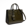 Túi Saint Laurent Sac De Jour Small Calfskin Xanh Rêu Gold