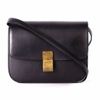 Túi Celine Box Da Calfskin Màu Đen Khóa Gold