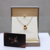 KG-Dây chuyền BVL mặt tròn viền kim rosegold