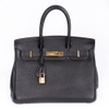 Túi Hermès Birkin 30 Da Togo Màu Đen Khóa Vàng