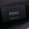 Balo Fendi Backpack Da Calfskin Màu Xanh Khóa Trắng