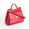 Túi Dolce & Gabbana Sicily Màu Đỏ Khóa Vàng
