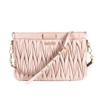 Túi Miu Miu Sassy Shoulder Bag Màu Hồng Khóa Vàng