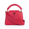 Túi Louis Vuitton Capucine Mini Màu Đỏ Khóa Vàng