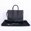Túi Saint Laurent Sac Jour Cros Màu Đen Khóa Trắng