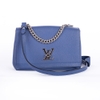 Túi Louis Vuitton Lockme II Màu Xanh Lam Khóa Trắng