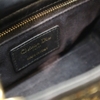 TÚI DIOR LADY MINI BLACK EMBROIDERED GOLD LEATHER BAG