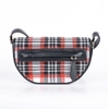 Túi Burberry Mini Olympia Tartan Màu Đỏ Khóa Vàng