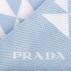Khăn Prada Quấn Túi Màu Xanh Họa Tiết Tam Giác