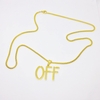 OFF WHITE オフホワイト　ネクレッス