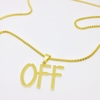 OFF WHITE オフホワイト　ネクレッス