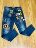 a bathing ape デニムパンツ　長いパンツ