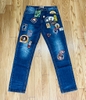 a bathing ape デニムパンツ　長いパンツ