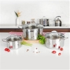 99ELCH1715 Bộ nồi inox cao cấp 3 lớp đáy liền Trimax 3 chiếc 2353741