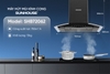 6tch!Máy hút mùi kính cong Sunhouse SHB72062