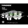 2T.GD3990 Bộ nồi inox 11 phần TIROSS TS870