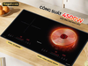 6tcht Bếp đôi điện từ hồng ngoại bo viền Nagakawa NII8996 công suất 4500W