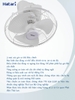 99GL1160 Quạt đảo trần Thái Lan Hatari HT-C16M7(S)