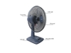 22GD995 Quạt bàn Panasonic màu xanh F-400CB/ F-400CI