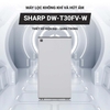 4GN9400 Máy hút ẩm kết hợp lọc khí 30L Sharp DW-T30FV-W
