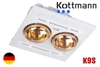3TGD900 Đèn sưởi 2 bóng âm trần Kottmann – K9S