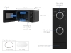 2T.GD1190Lò vi sóng không nướng Samsung MS20A3010AL/SV 20 lít