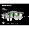 2T.GD3990 Bộ nồi inox 11 phần TIROSS TS870
