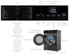 6TCH* Máy giặt sấy Hisense Inverter giặt 9 kg - sấy 6 kg WD90N1Y