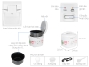 5TTL Nồi cơm nắp gài Panasonic 1 lít SR-MVN10FRAX