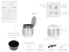 6TCH Nồi cơm nắp gài Panasonic 1 lít SR-MVN10LRAX