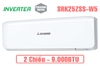 6TTK Điều hòa treo tường Mitsubishi Heavy 9000BTU 2 chiều inverter SRK25ZSS-W5