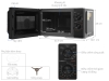 6tch*Lò vi sóng có nướng Toshiba MW3-MG25PE(BK) 25 lít