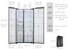 Tủ lạnh Samsung Inverter 647 lít RS62R5001B4/SV