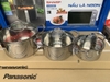 99ELCH1715 Bộ nồi inox cao cấp 3 lớp đáy liền Trimax 3 chiếc 2353741
