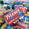 1 Hộp 225 viên Tylenol PM Acetaminophen hàng chuẩn Mỹ giảm đau hạ sốt ban đêm