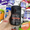90 viên dầu nhuyễn thể Omega-3 Double Strength Sports Research Omega 3 Krill Oil 1000mg hàng chuẩn Mỹ