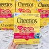 Bánh ngũ cốc yến mạch ăn sáng ăn dặm Cheerios chuẩn Mỹ 576g