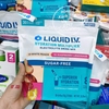 1 Túi 390g bột điện giải không đường Liquid I.V. Hydration Multiplier Electrolyte Sugar Free đào chanh mâm xôi chuẩn Mỹ (30 gói)