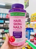 Kẹo dẻo Biotin Hair Skin Nail Gummies Nature's Bounty Mỹ mẫu mới 230 viên đẹp da tóc móng