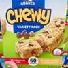 Bánh yến mạch Chocolate bơ đậu phộng Chewy Quaker Mỹ (60 thanh)