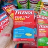 24 viên Tylenol giảm đau hạ sốt cảm cúm cold + flu Severe Acetaminophen hàng chuẩn Mỹ