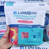 Túi 390g bột điện giải Liquid I.V. Hydration Multiplier Electrolyte Sugar Free Ring Pop Cherry hàng chuẩn Mỹ (30 gói không đường)