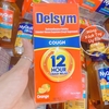 1 chai 148mL siro ho Delsym ngày đêm hàng chuẩn Mỹ 12 hour cough relief cho người lớn và trẻ em