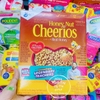 Bánh yến mạch ngũ cốc dinh dưỡng ăn sáng Cereal Oat Real Honey Nut Cheerios chuẩn Mỹ General Mills whole grain oats