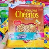 Bánh yến mạch ngũ cốc dinh dưỡng ăn sáng Cereal Oat Real Honey Nut Cheerios chuẩn Mỹ General Mills whole grain oats
