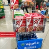 (1.2kg) Ngũ cốc dinh dưỡng mix dâu sấy Kellogg Special Red Berries chuẩn Mỹ ăn sáng Crunchy Wheat Rice Strawberries