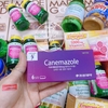 Hộp 6 viên đặt phụ khoa Canemazole chuẩn Hàn Quốc Clotrimazole trị viêm nhiễm nấm ngứa sưng khí hư nóng rát vùng kín Candida vaginitis
