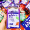 Kẹo hỗ trợ giấc ngủ ngon Natrol Melatonin Gummies 5mg mẫu mới 180 viên