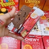(1 Hộp) 42 thanh bánh Protein chewy đậu phộng socola Kirkland chuẩn Mỹ bars gluten free peanut butter semisweet chocolate chip